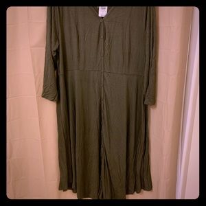 Torrid Olive Green Soft Dress